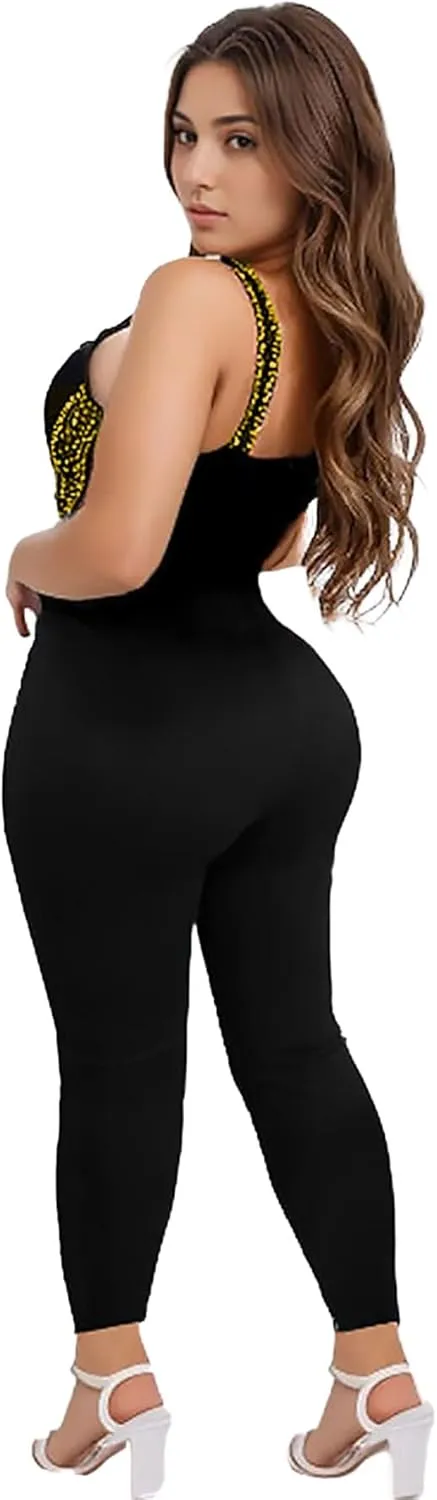 PORRCEY Women Sexy Elegant Rhinestone Mesh See Through Bodycon Jumpsuit Birthday Party Club Night Outfits