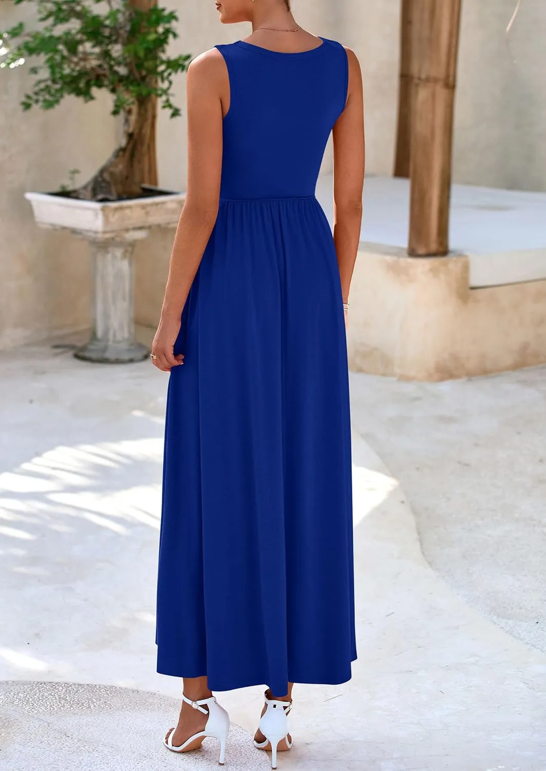 PRETTYGARDEN Wedding Guest Dresses for Women 2025 Summer Formal Gala Maxi Dress Ruffle Mermaid Cocktail Long Dresses