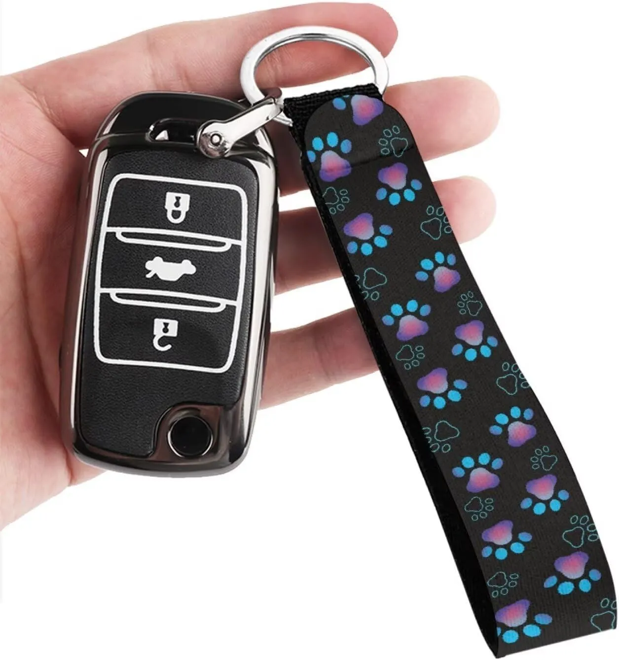 Renewold Wristlet Keychain Lanyard Hand Wrist Lanyard Keychain Wrist Strap Keychain for Women Girls