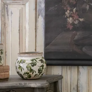 Round Olive Planter