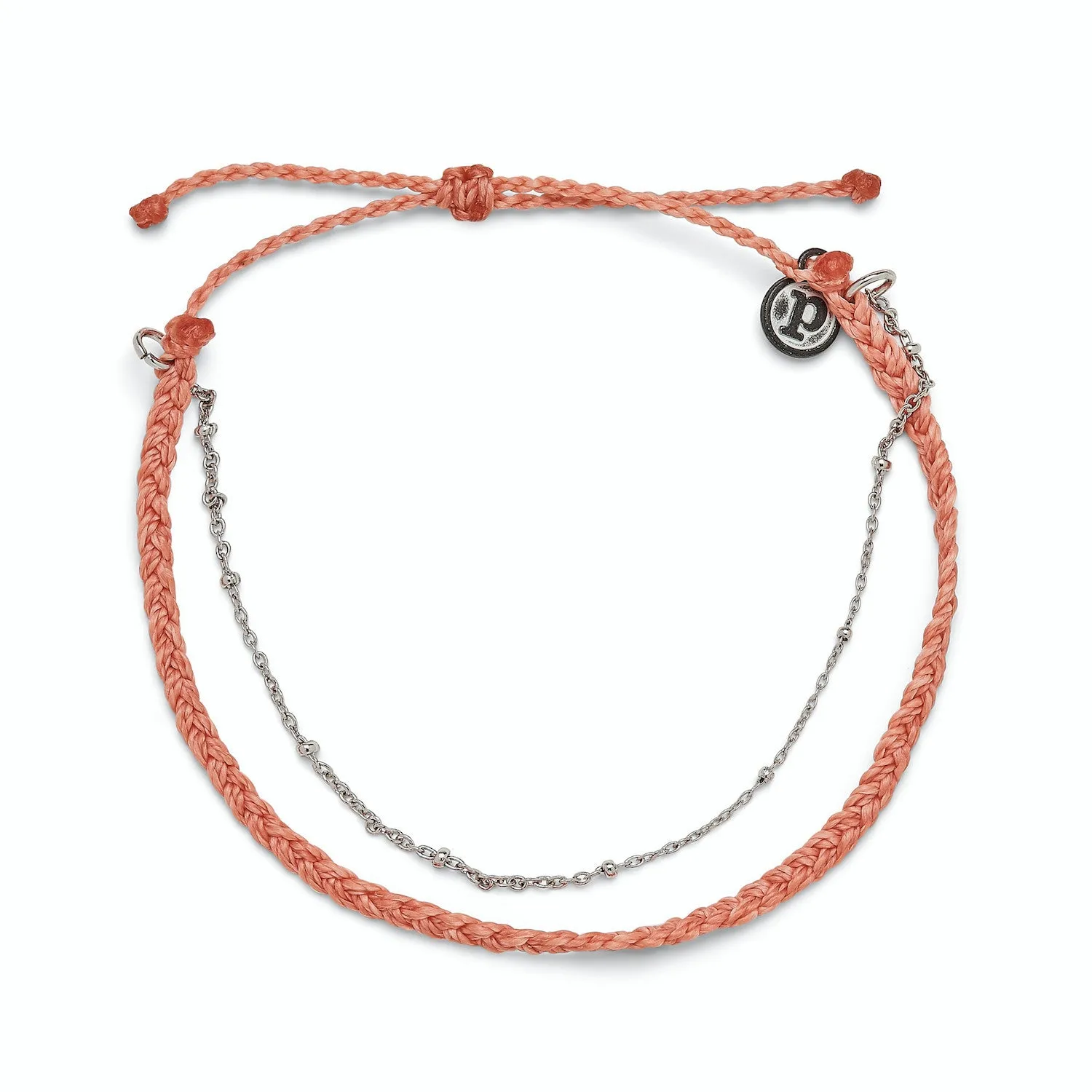 SATELLITE CHAIN ANKLET | SILVER