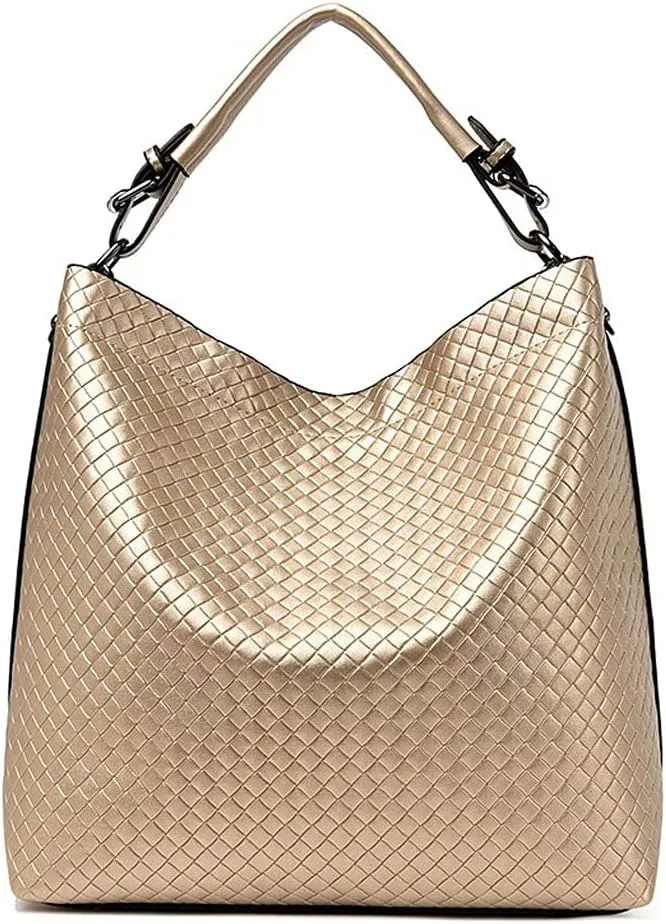 Shoulder Bags Women Handbag Lady Shoulder Bag Women Quality Leather Chain Big Tote Women Crossbody Bag(Rojo)