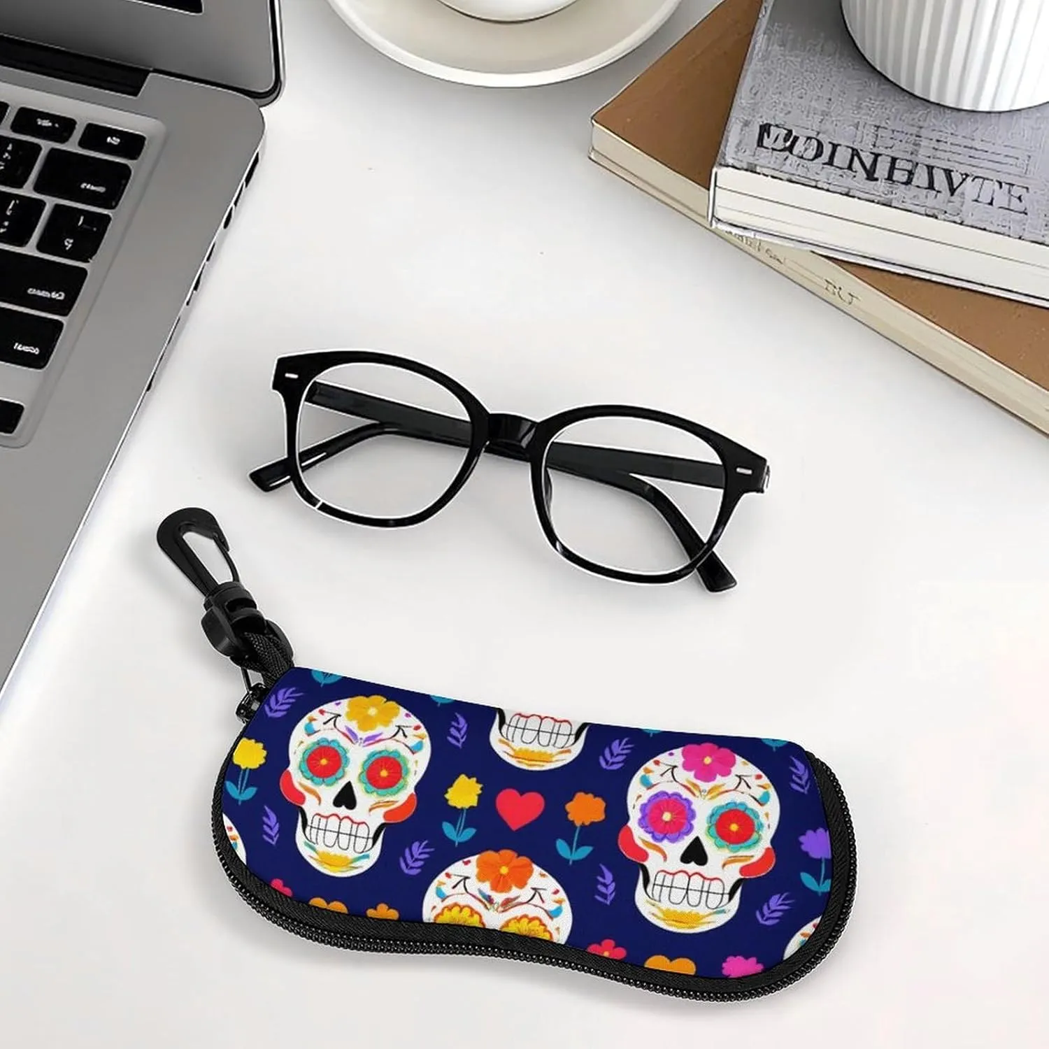 Soft Eyeglass Case Fashion Portable Sunglasses Pouch Sunglass Organizer Bag