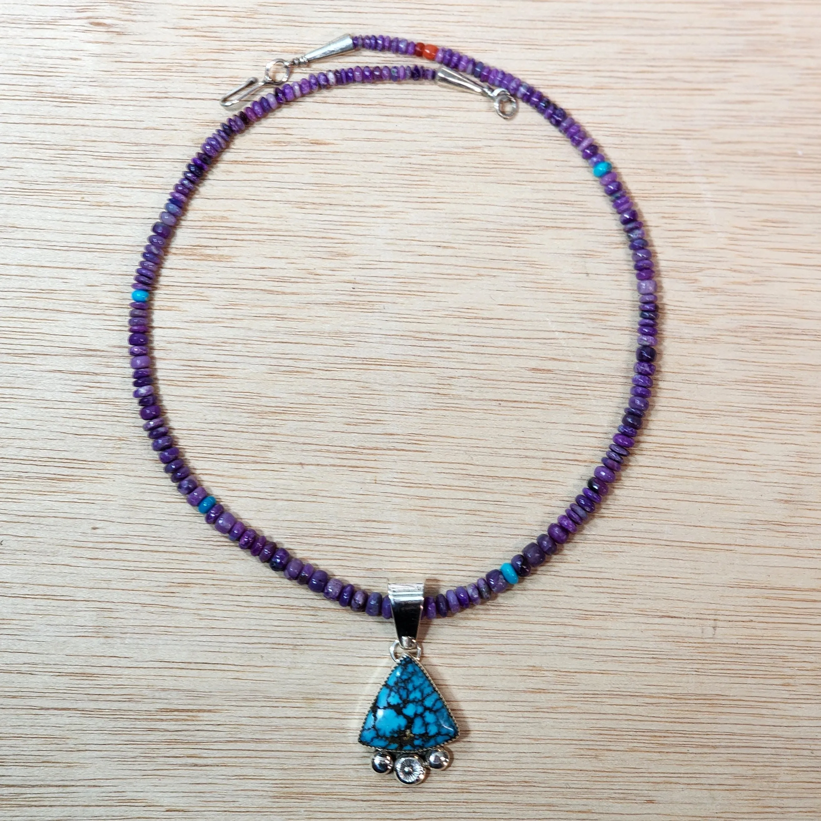 Sugilite Necklace - Carico Lake Pendant