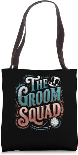 The Groom Squad Sunglasses Wedding Bachelor Party Groomsmen Tote Bag