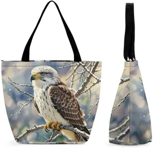 Tote Bag for Women Grocery Bag Ocean Beach Theme Foldable Shopping Bags Reusable Large Tote Bag