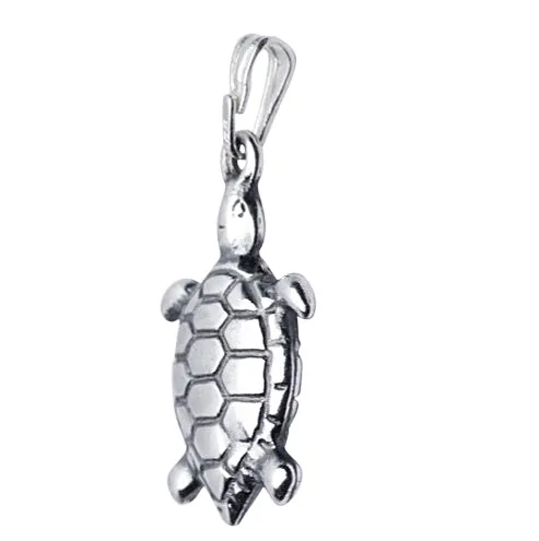Turtle Silver Pendant