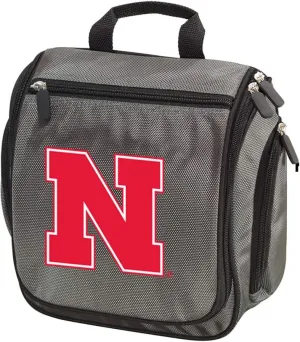 University of Nebraska Toiletry Bags or Huskers Shaving Kits for Men - HANGABLE Travel Bag
