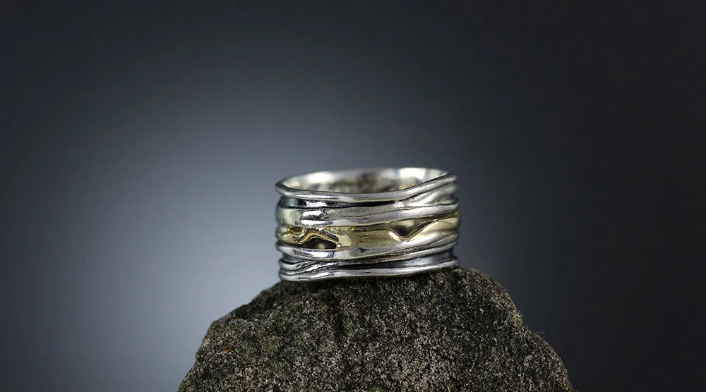 Vine Band Ring 4 - Size 6 1/4