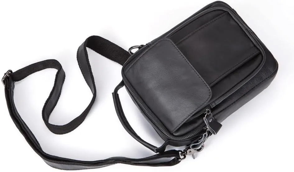 Vintage Crossbody Bag Shoulder Bag Men's Backpack Portable Bag Storage Bag