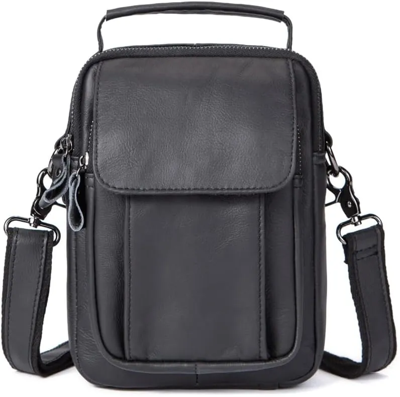Vintage Crossbody Bag Shoulder Bag Men's Backpack Portable Bag Storage Bag