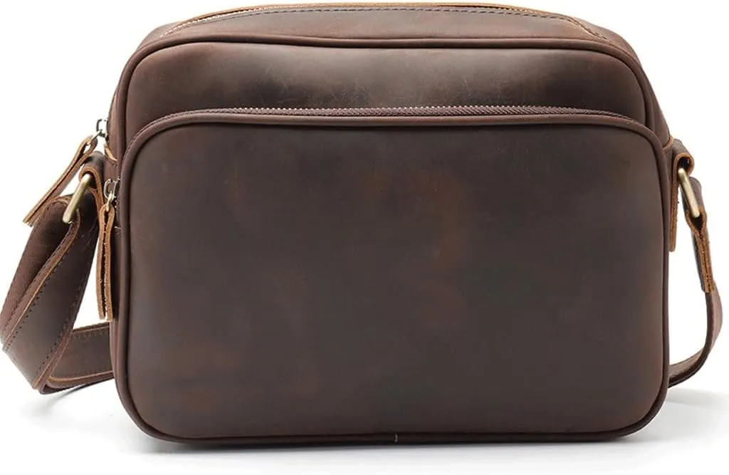 Vintage Men's Bag Shoulder Bag Large Capacity Crossbody Bag Messenger Bag