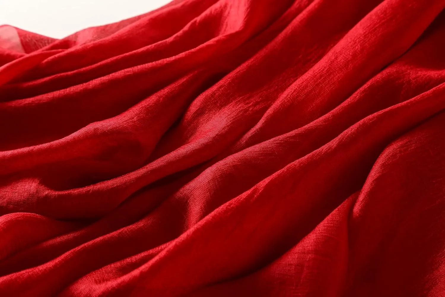 Wander Agio Womens Chiffon Shawl Party Wraps Evening Dress Bridesmaid Long Linen Scarves for Wedding Pearl Gloss Finish