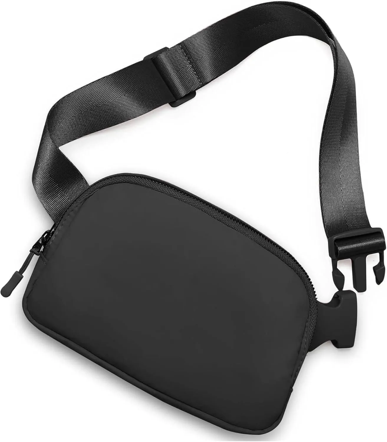 Waterproof Fanny Pack for Men & Women  Belt Bag, Crossbody, Over-the-Shoulder with Adjustable Strap for Running, Travel & Hiking (Black)