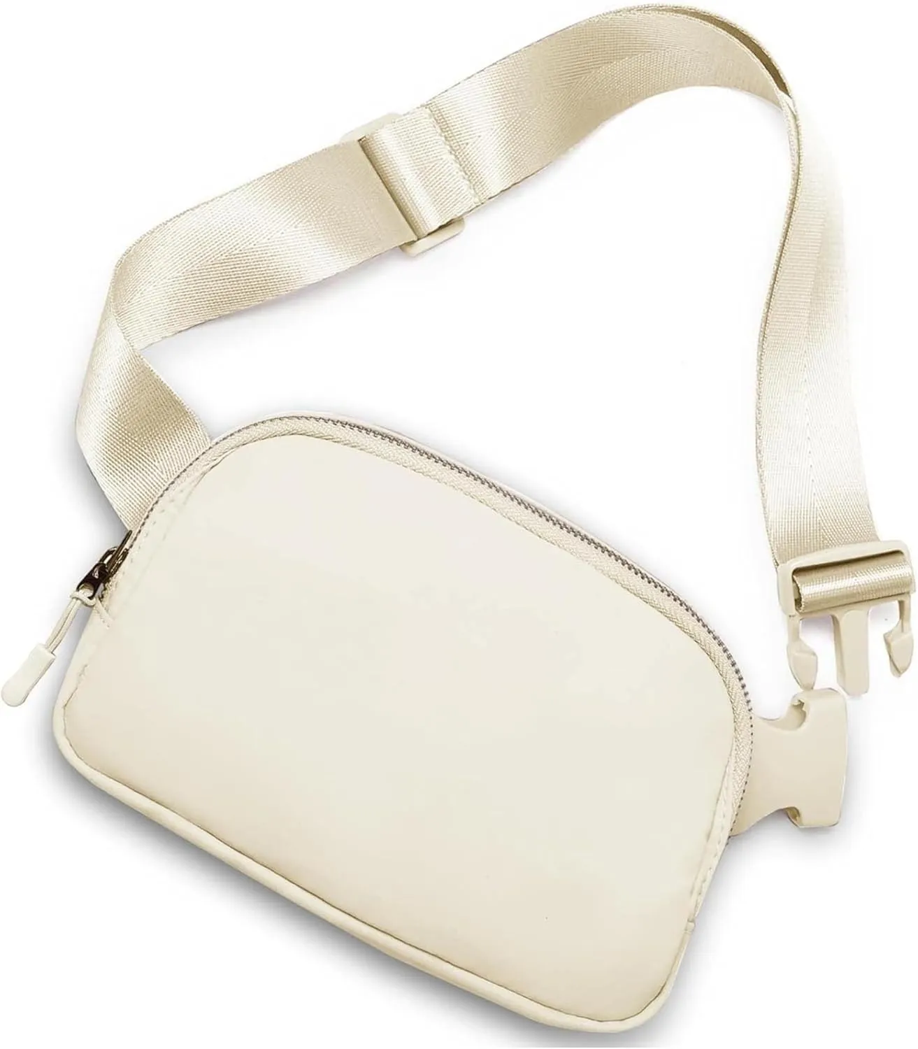 Waterproof Fanny Pack for Men & Women  Belt Bag, Crossbody, Over-the-Shoulder with Adjustable Strap for Running, Travel & Hiking (Khaki)