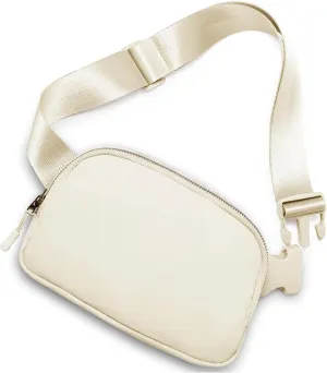 Waterproof Fanny Pack for Men & Women  Belt Bag, Crossbody, Over-the-Shoulder with Adjustable Strap for Running, Travel & Hiking (Khaki)