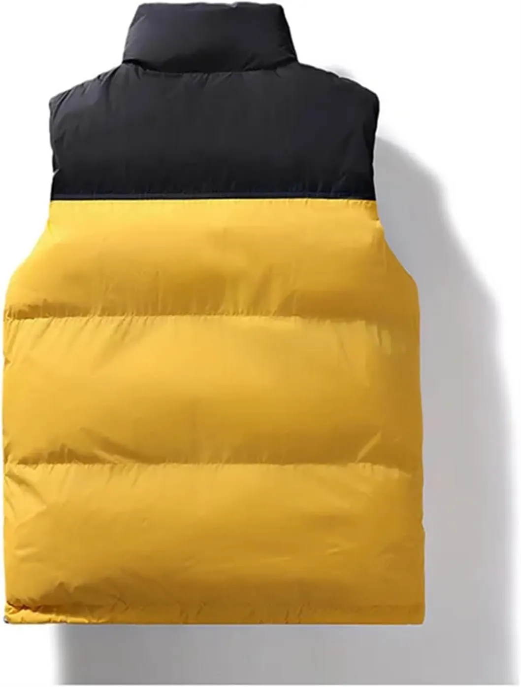 Winter Men's Jacket Warm Coats For Men Thickened Stand Collar Down Vest Plus Size Cotton-Padded Vest Zipper Coat