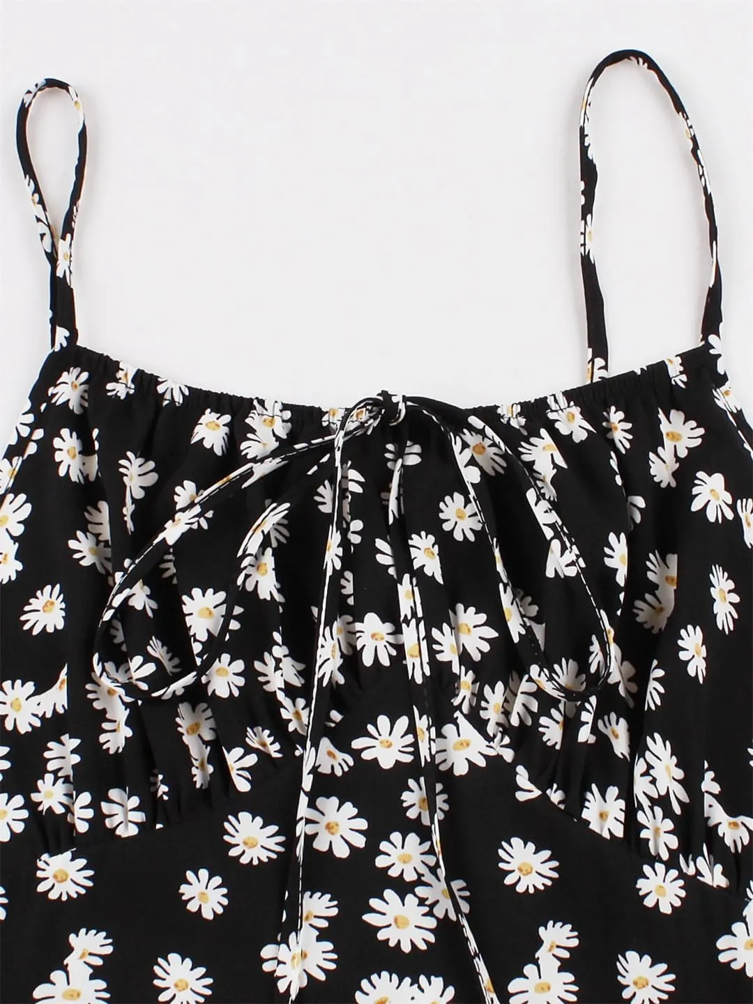 Women Mid Sleeved Mini Suit and Print Floral Print Camisole Dress Two Piece Set