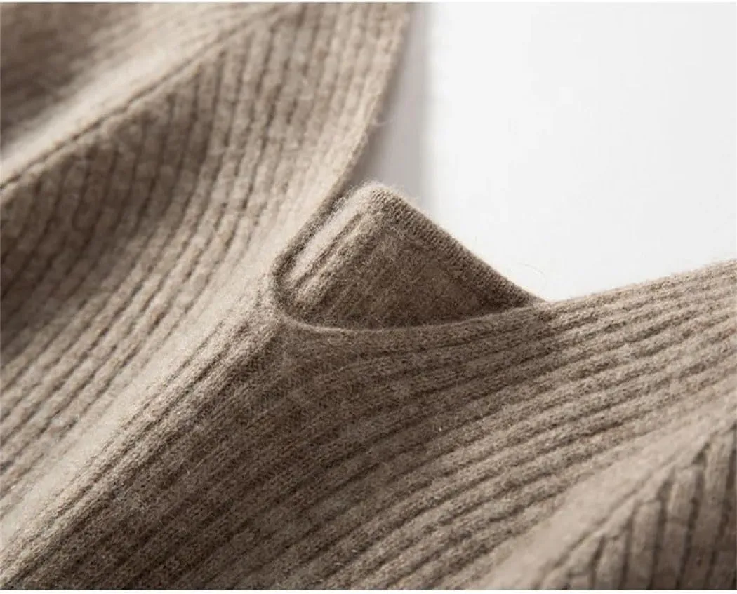 Women's 100%Wool Knitted Cropped Tanks Solid Color Basic Cami Spaghetti Strap Camisole Female Vest