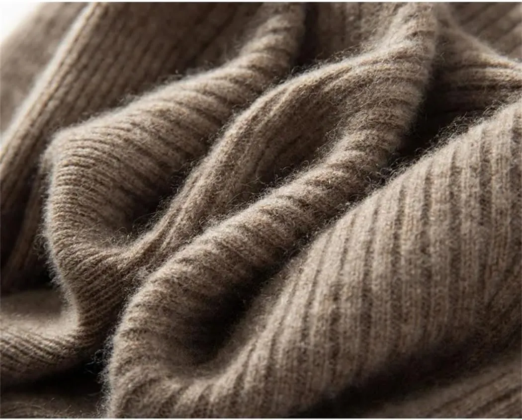 Women's 100%Wool Knitted Cropped Tanks Solid Color Basic Cami Spaghetti Strap Camisole Female Vest