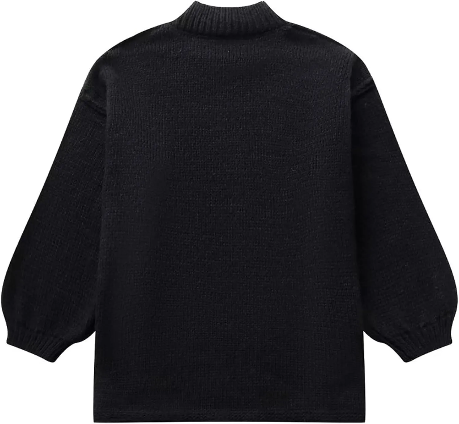 Women's Oversized Crewneck Fall Sweaters for Women 2024 Long Sleeve Fuzzy Knit Chunky Pullover Sweater
