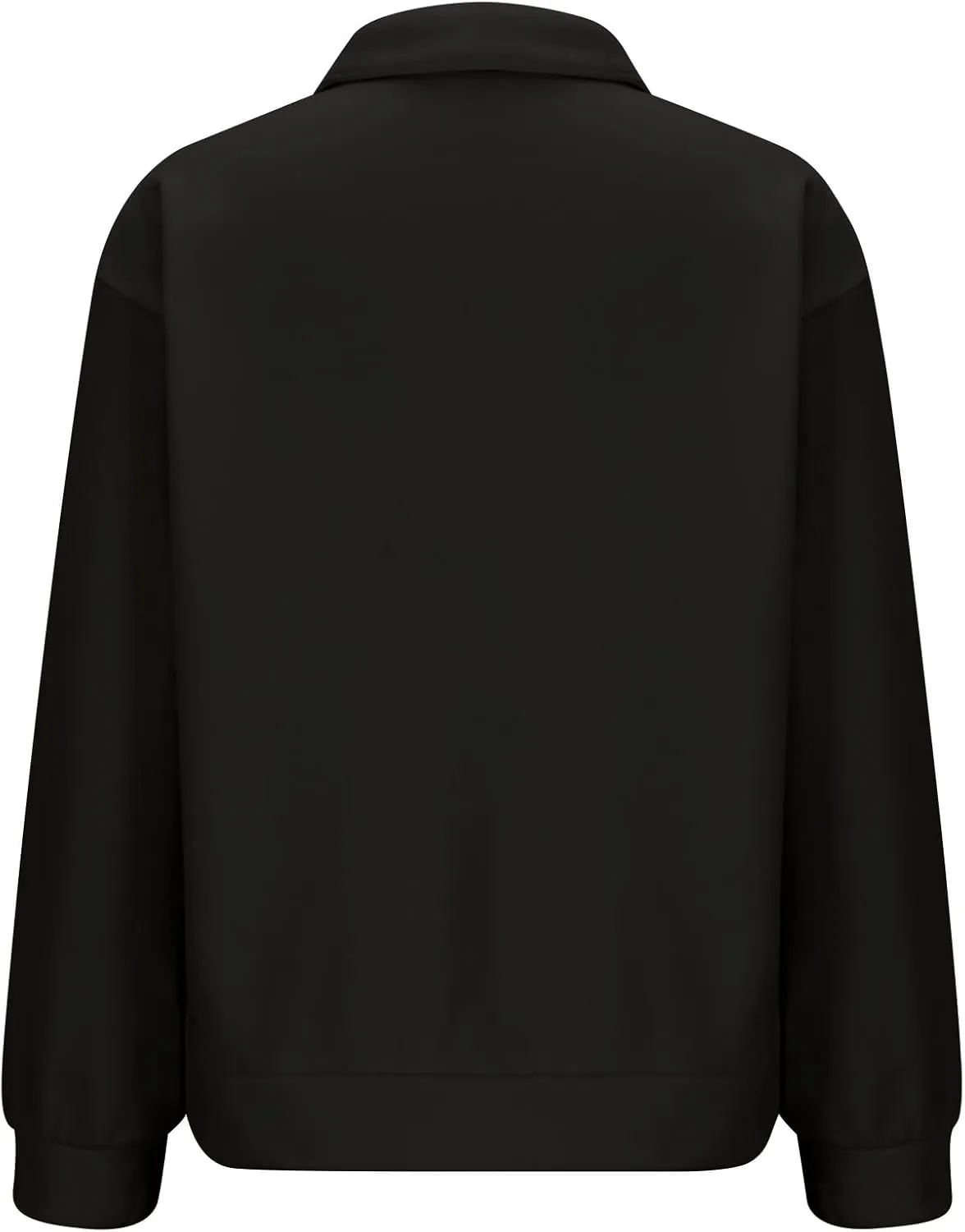 Women's Oversized Quarter Half Zip Hoodies,2024 Casual V Neck Long Sleeve Fleece Sweatshirts,Cute Winter