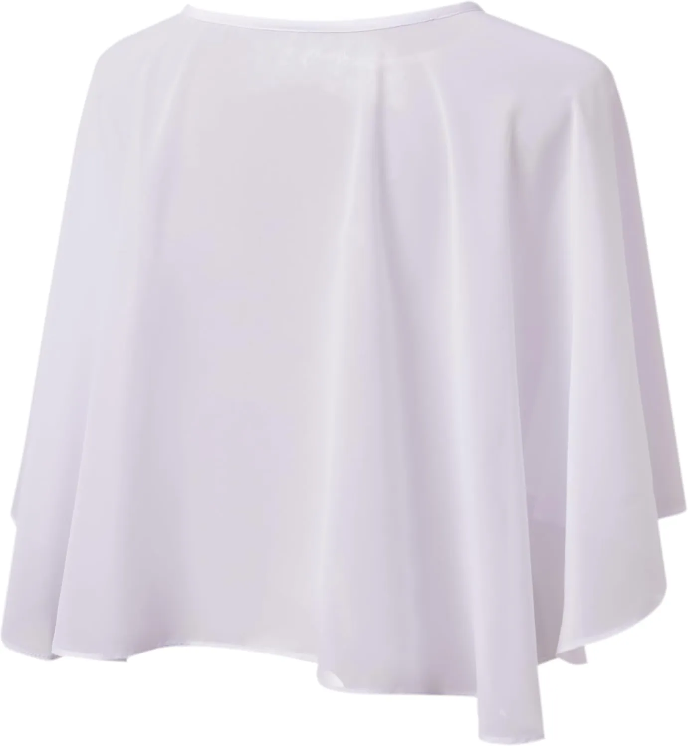 WOWBRIDAL Womens Shawls and Wraps for Evening Dress Chiffon Shawl Cape Wedding Guest Bridesmaid Capelets Scarves