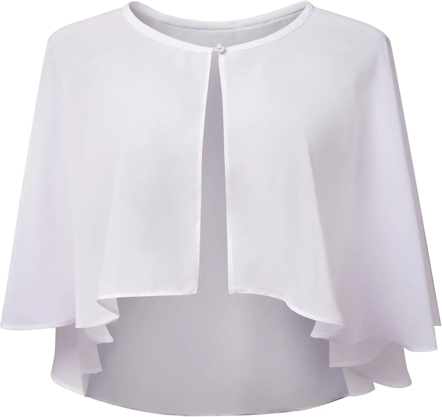 WOWBRIDAL Womens Shawls and Wraps for Evening Dress Chiffon Shawl Cape Wedding Guest Bridesmaid Capelets Scarves