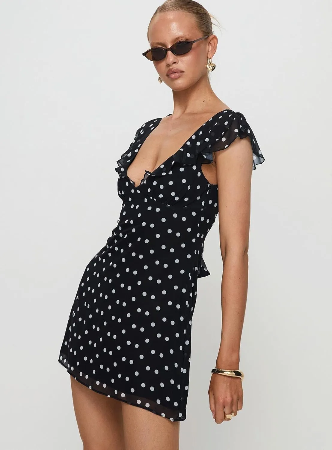 Y2k Mini Dress Women Sexy Backless Sleeveless Halter Low Neck Bodycon Mesh Silk Summer Formal Short Sundress Party