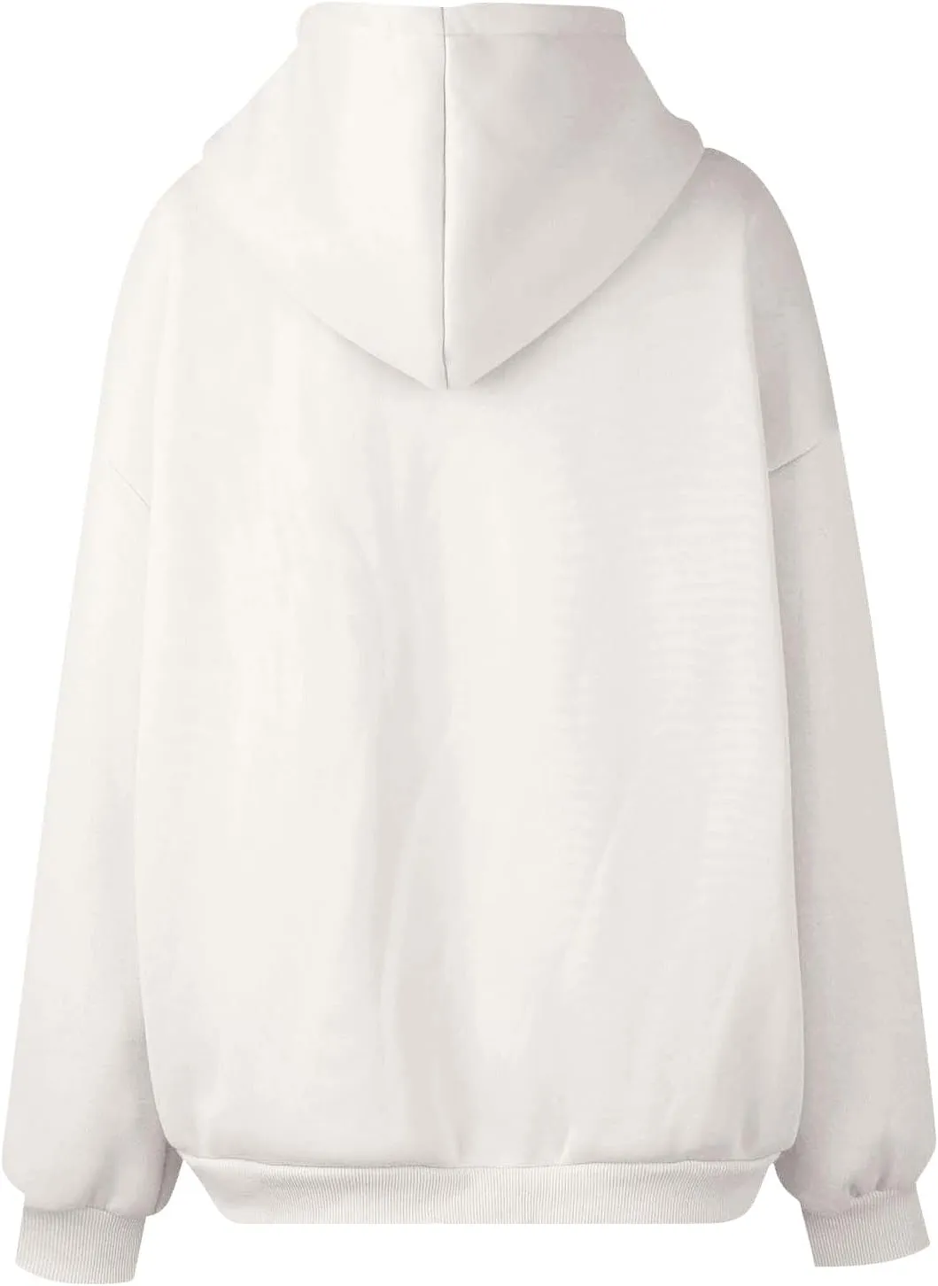 Zip Up Hoodie Women Y2k Long Sleeve Drawstring Hooded Overiszed Sweatshirt Casual Comfy Soft Fall Jackets 2024