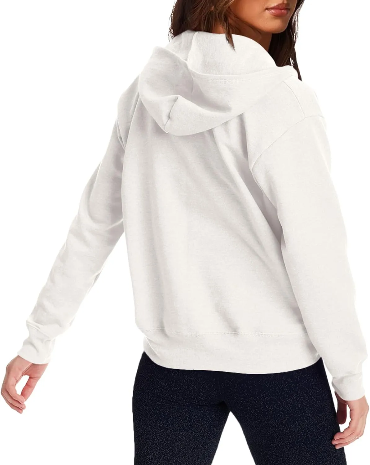 Zip Up Hoodie Women Y2k Long Sleeve Drawstring Hooded Overiszed Sweatshirt Casual Comfy Soft Fall Jackets 2024